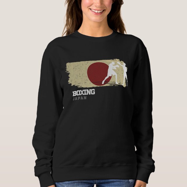 Boxing Japan Combat Sports Fighter Boxing Sweatshirt (Front)