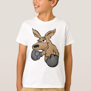 Boxing Kangaroo Cartoon T-Shirt
