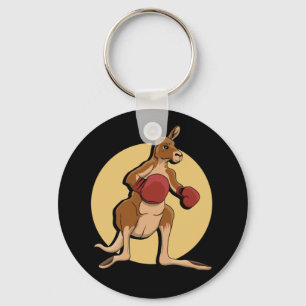 Boxing Kangaroo Keychain