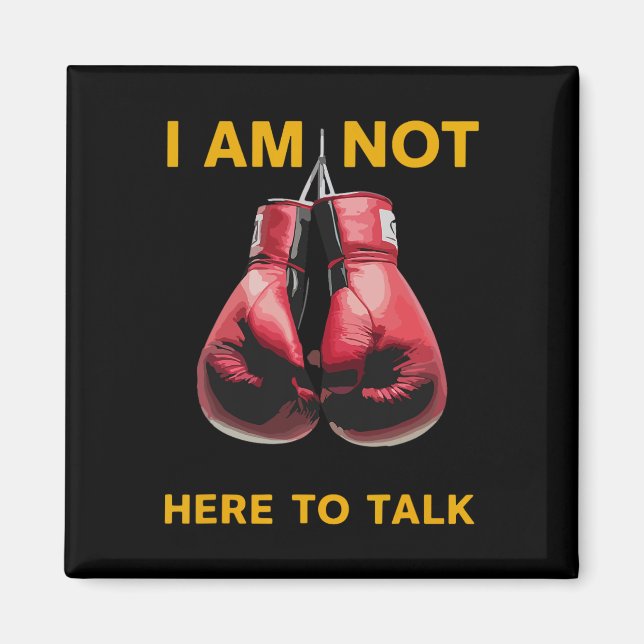 Boxing Kickboxing Boxing Lover Boxer Funny Saying  Magnet (Front)