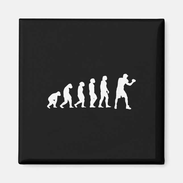 Boxing Kickboxing Evolution Boxing Fight Boxer  Magnet (Front)