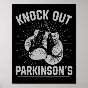 Boxing Kickboxing Fighter Knock Out Parkinsons Poster