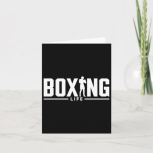 Boxing Life Boxing Dad Boxing Lover Boxer Gift Box Card