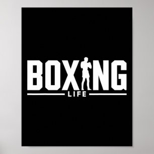 Boxing Life Boxing Dad Boxing Lover Boxer Gift Box Poster