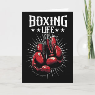 Boxing Life Kickboxing Lovers Kickboxer Profession Card