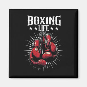 Boxing Life Kickboxing Lovers Kickboxer Profession Magnet