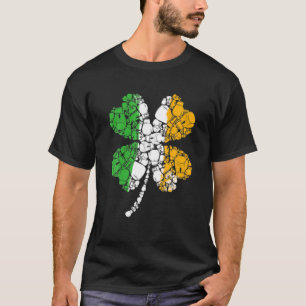 Boxing Lover St Patricks Day Clover Leaf Irish Boy T-Shirt