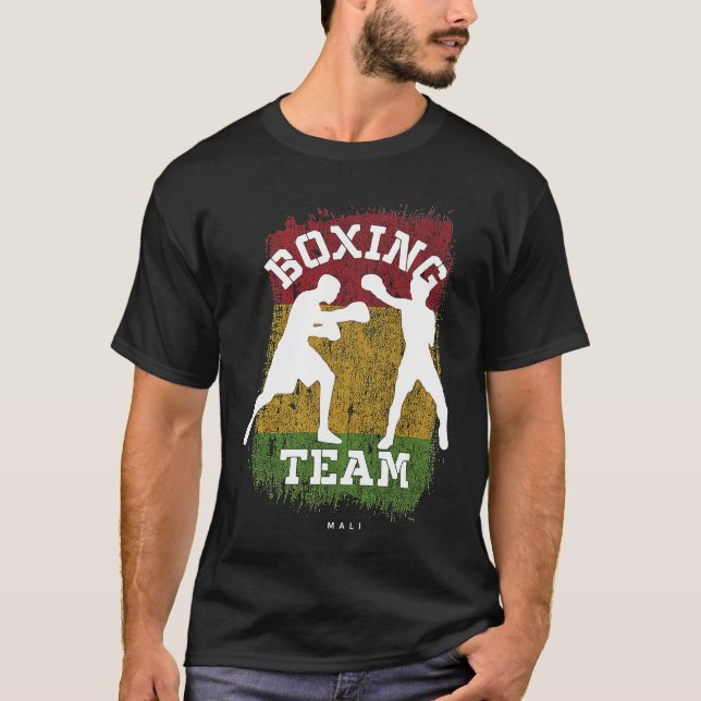 Boxing Mali Combat Sports Fighter Boxing T-Shirt (Front)