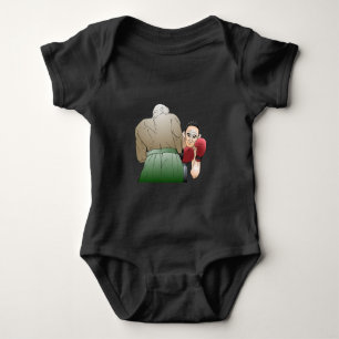 Boxing Match Baby Bodysuit