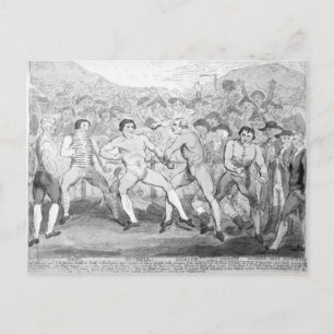 Boxing match between Thomas Futrell & John Postcard