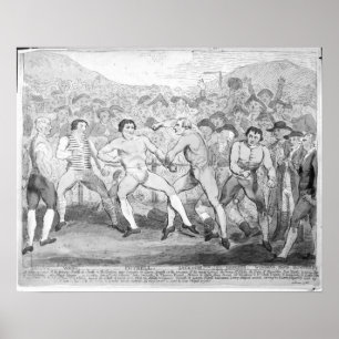 Boxing match between Thomas Futrell & John Poster