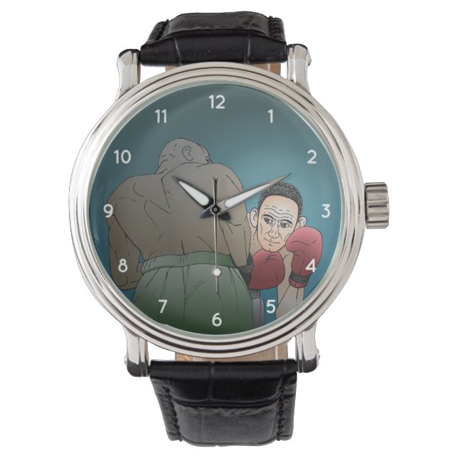 Boxing Match with Two Men Watch (Front)