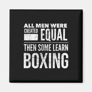 Boxing Men Funny Boxer Statement For Coach Gym Mot Magnet