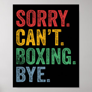 Boxing Men Women  Poster