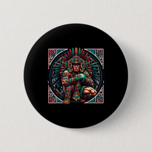 Boxing Mexico Funny Mexican Vintage Style Boxing M 6 Cm Round Badge