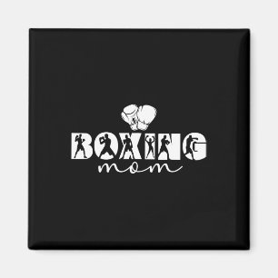 Boxing Mum Boxing Mother Proud Boxing Mama Magnet