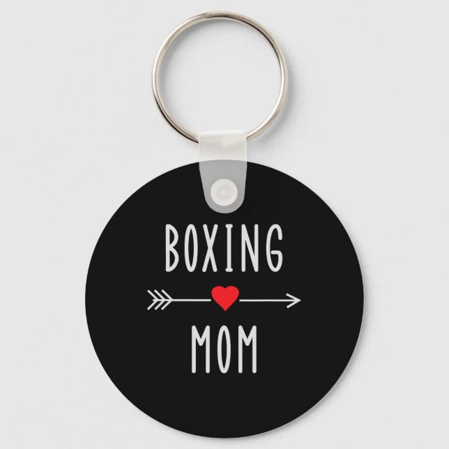 Boxing Mum Funny Womens Boxing Mma Muay Thai Mum G Key Ring (Front)