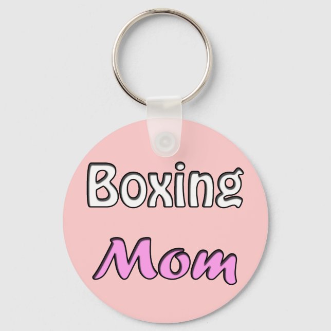 Boxing Mum Key Ring (Front)
