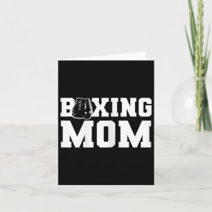 Boxing Mum Supportive And Proud Boxing Parent Card