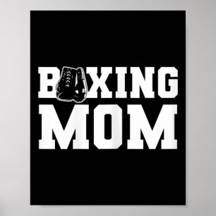 Boxing Mum Supportive And Proud Boxing Parent  Poster