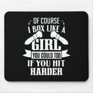 Boxing Outfit For Boxer Boxing Gloves Mouse Pad