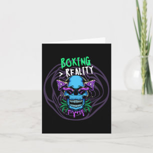 Boxing Over Reality Fight Training Victory Spirit Card