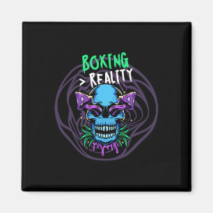 Boxing Over Reality Fight Training Victory Spirit Magnet