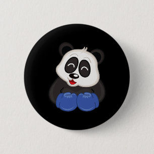 Boxing - Panda Bear 6 Cm Round Badge