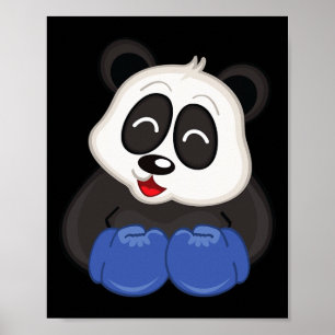 Boxing - Panda Bear Poster