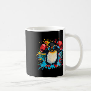 Boxing Penguin With Boxing Gloves Kickboxing Funny Coffee Mug