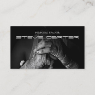 Boxing Professional Personal Trainer Coach Card