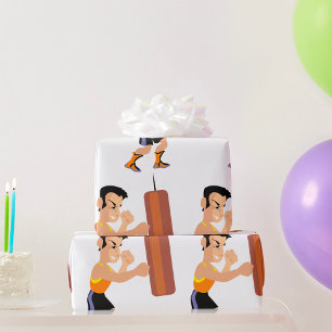 Boxing Punching Bag  Wrapping Paper