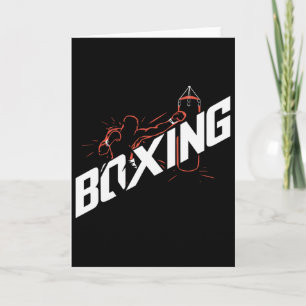 Boxing Punching Byg Boxing Kickboxing Boxing Lover Card