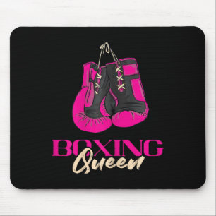 Boxing Queen Kickboxer Kickboxing Boxing Gloves Bo Mouse Pad