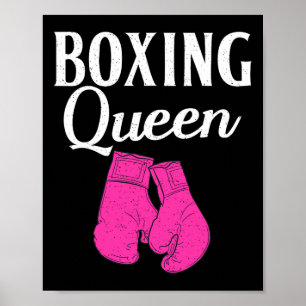 Boxing Queen Sport Fighting Boxer  Poster