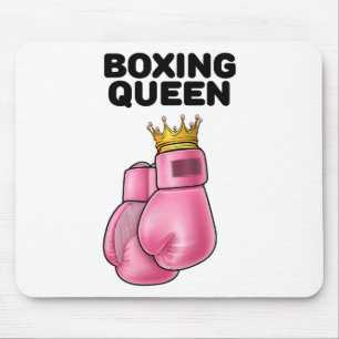 Boxing Queen Womens Boxing Girls Boxer Boxing 1 Mouse Pad