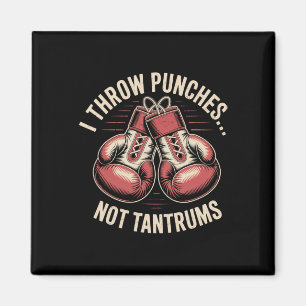 Boxing Quote Meme Strong Punches Zero Drama Punch Magnet