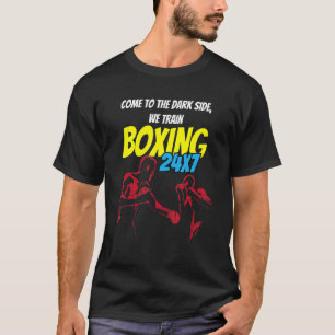 Boxing Quote Vintage Boxer Boxing Gloves Design T-Shirt