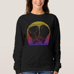 Boxing Retro All Day Bae  Women Boxing Sports Love Sweatshirt