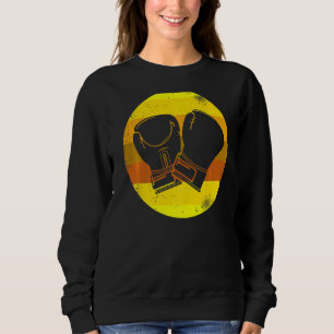 Boxing Retro All Day Bae  Women Boxing Sports Love Sweatshirt