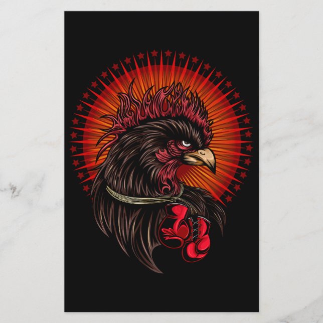Boxing Rooster (Front)