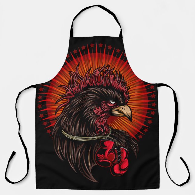 Boxing Rooster Apron (Front)