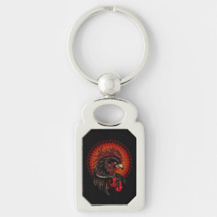 Boxing Rooster Key Ring