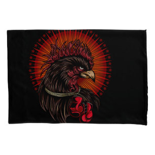 Boxing Rooster Pillowcase