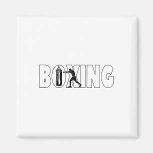 Boxing Sandbag Boxer For Men Boys  Magnet