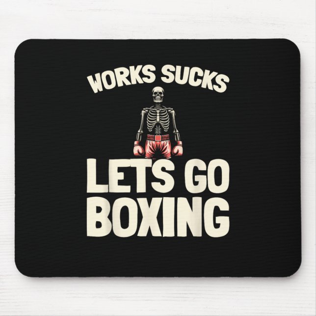 Boxing Sparring - Gloves Fighter Boxer  Mouse Pad (Front)