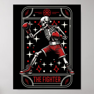 Boxing Sparring - Gloves Fighter Boxer Skeleton Ta Poster