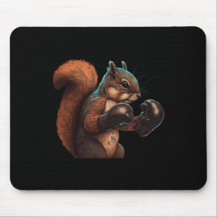 Boxing Squirrel Boxer Boxing Gloves Kickboxing Mma Mouse Pad
