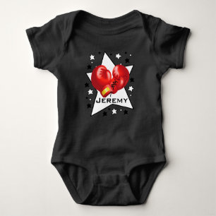 Boxing Star Design Baby One-Piece Bodysuit