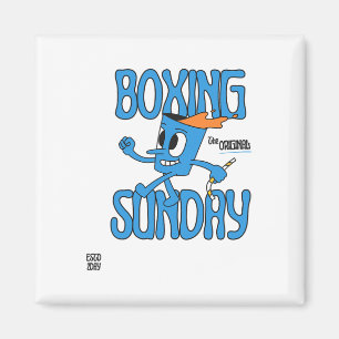 Boxing Sunday Knockout Punch Heavyweight Champion Magnet